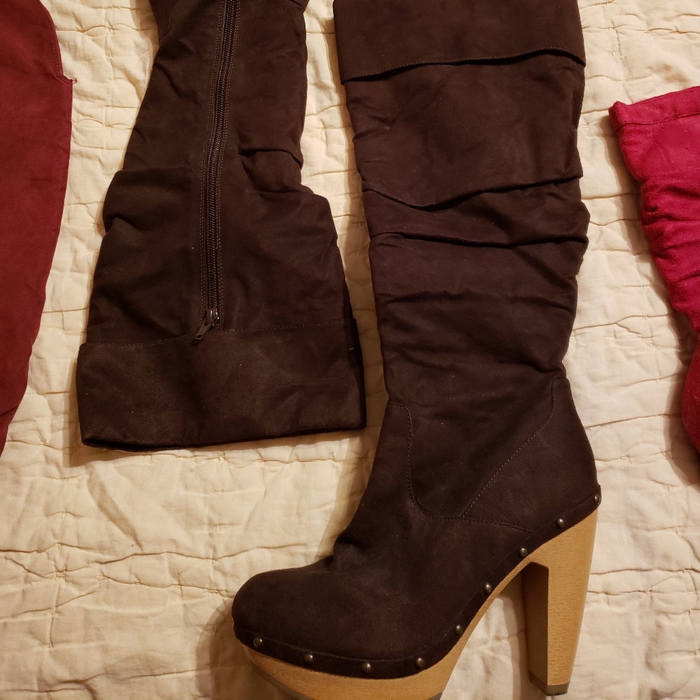 Brown Knee High Boots